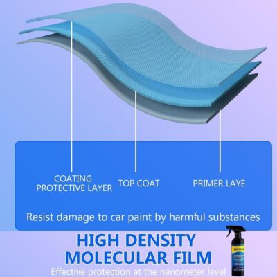 Sopami Car Coating Spray,Quick Effect Coating Agent,Quickly Coat Car Wax,Car Scratch Wax Polish Spray Waterless Wash,Oil Film Emulsion Glass Cleaner with towel (1 pcs) - Image 5