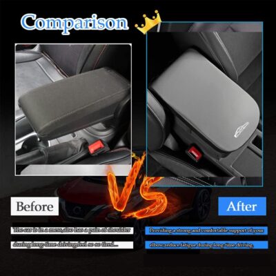 Advanced Car Center Console Pad,Memory Foam Car Armrest Cushion,Elbow Rest Pillow,Auto Armrest Pad,Great for Long-time Driving,Universal Car Armrest Seat Box Cover Protector for most Vehicles - Image 7