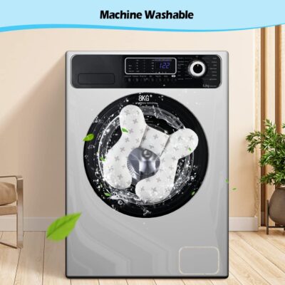 KAKIBLIN Baby Travel Pillow, Baby Neck Pillows for Car Seat, Upgraded Babies Head Pillow, Head and Neck Support Pillow for Car Seat, Stroller, Pushchair, Travel(Twig) - Image 8