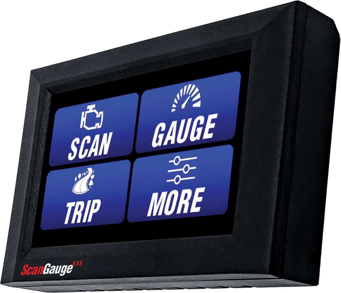 61GVSZH9BHL._AC_SL1163_.jpg ScanGauge 3 All New Touch Screen OBD2 Code Reader, Digital Gauges & Trip Computer with WiFi Updates SG3 - Image 1