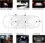 15pcs White LED Interior Lights Bulb Kit for Chevy Corvette C5 1997 1998 1999 2000 2001 2002 2003 2004 Map Footwell Trunk Vanity Mirror Lights LED Interior Light Bulbs + Install Tool - Image 9