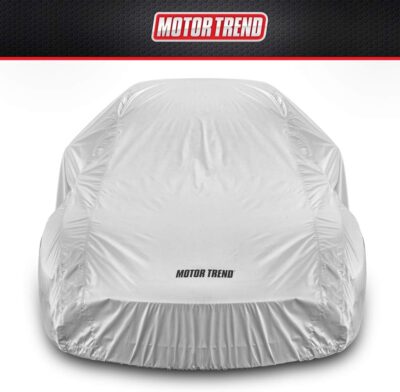 Motor Trend FlexCover Car Cover, Waterproof All-Weather SUV Truck Car Covers for Snow Ice Rain Sun UV Dust Hail Protection, Indoor/Outdoor Full Exterior Cover, Sedan Car Cover (Fits Up to 210" Length) - Image 7