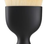 Car Detailing Brush, Soft Bristle Cleaning Brush, Scratch-Free Auto Duster Tool for Dashboard, Air Vents, Leather & Interior Cleaning (Black&Brown)