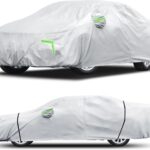 Car Cover Custom Fit for Toyota Camry 1996-2025,Honda Accord 2001-2025,6 Layers Truck Cover Waterproof All Weather for Automobiles,Outdoor Full Exterior Cover,Rain, Sun, Wind Protection,Silver