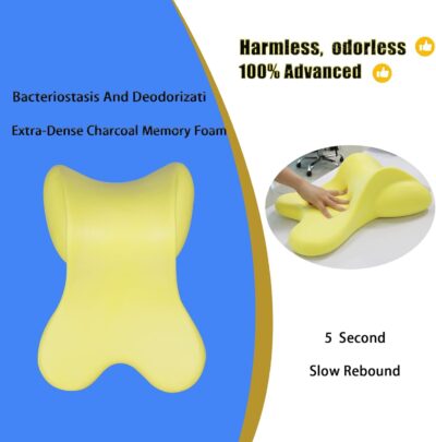 Car Neck Pillow for Driving Gaming Chair Headrest Pillow Office Chair Neck Pillow Ergonomic Design Double Straps Design Suitable for Different Heights - Image 6