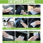 Air Jungles All Purpose Cleaning Wipes 70 Count, Bleach Free Extra Large 8" x 10" Heavy Duty for Car Interior, Kitchen, Bathroom, Countertop, Office, Tools - Non-Toxic Safe for Multi-Surface - Image 3