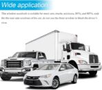 Car Window Shade, Vehicle Sunshade Curtain with Storage Pockets & Suction Cups for Baby, Cartoon Pattern Auto Interior Heat Sun Protection Cover, Universal for SUV Sedan Trucks (Dinosaur) - Image 4