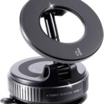 Vacuum Magnetic Suction Car Phone Holder Fold-able and and Hands-Free 360° Adjustable Rotation Phone Mount, Compatible with All Smartphones