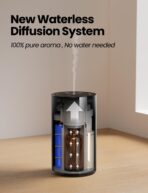 Waterless Essential Oil Diffuser Starter Kit with 30mL Hotel Fragrance Oil Inspired by Ritz-C., Battery Operated Mini Scent Diffuser, Portable Aromatherapy Diffuser for Home, Car, Office (Black) - Image 4