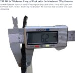 Abahub Sound Deadening 236 mil 16 sqft Heat Shield Automotive Insulation Roll - Car Sound Deadening Material Hood Insulation Pad, Firewall 59"x39" - Image 4