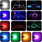 WLJH T5 17 37 74 2721 Pink Dashboard Gauge Instrument Cluster Panel Dash Led Light Lamp With Twist Lock Socket,Pack of 6 - Image 9