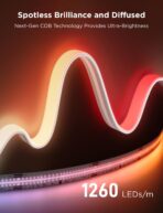 Govee COB LED Strip Light Pro, LED Lights for Bedroom Compatible with Alexa, Google Assistant and Matter, RGBICW Light with Warm White, Smart Strip Light, LED Lights for Bedroom, Color Changing, 9.8ft - Image 2