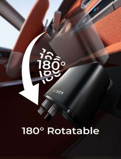 LISEN Retractable Car Charger 4 in 1 for Cars, 69W Retractable USB C Car Charger with 31.5in Cable, Fast Charging for iPhone 17 16 15 14 13 12 Pro Max Plus, Compact Cars Accessories for Daily Driving - Image 8