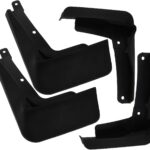 Car Mud Flaps and Mudguard Kit for 2021 Golf Edition, Soft Rubber Front and Rear Splash Guards, Universal Tire Protector Exterior Accessories for Cars