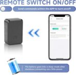 0.8 inch!Hidden Mini GPS Tracker for Vehicles Portable Real Time Magnetic Tracking Device Car Full Global Coverage Location Kids Dogs Trucks Person No Subscription Required Monthly Fee (Medium Size) - Image 3