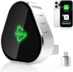 2026 Wireless Carplay Adapter, Universal for Apple iPhone & Android, Plug & Play, Portable Design with USB-A/Type-C Port