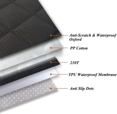 Paw Jamboree Car Front Seat Covers for Dogs Captain Chair Seat Covers Pet Car Seat Cover Car Seat Protector for Dogs Bucket Seat Cover - Image 6