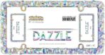 Cruiser Accessories 16130 Dazzle License Plate Frame, Chrome