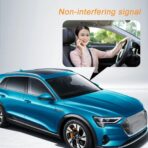 SW 80% VLT Nano Ceramic Car Front Window Film, 99% Anti UV Heat Insulation Sun Blocking Solar Window Tint, Transparent Blue, 20Inch X 10Feet - Image 8