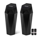 Car Trash Can with Lid - 2-Pack, Interior Accessories for Vehicles, Leakproof Garbage Can with 30 Detachable Trash Bags, Multipurpose Organizers and Storage Solutions for Home and Office