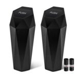 Car Trash Can with Lid - 2-Pack, Interior Accessories for Vehicles, Leakproof Garbage Can with 30 Detachable Trash Bags, Multipurpose Organizers and Storage Solutions for Home and Office