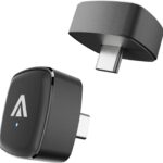 D7 USB C Wireless CarPlay Android Auto Mini Adapter 2-in-1, Alloy Shell, Compatible with 2016+ Factory-installed Wired CarPlay/Android Auto Car, Plug & Play Car Play Dongle for iPhone & AndroidPhone