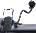 Qifutan Phone Holder - 14-Inch Long Arm Windshield Car Cell Phone Holder Anti-Shake Stabilizer Automobile Mount for iPhone Android Smartphones