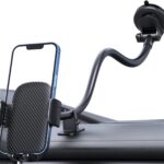 Qifutan Phone Holder - 14-Inch Long Arm Windshield Car Cell Phone Holder Anti-Shake Stabilizer Automobile Mount for iPhone Android Smartphones