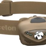 Princeton Tec Vizz Headlamp 550 Lumen Dimmable LED, IPX7 Water Resistance, Essential Outdoor Accessory for Hiking, Backpacking, Camping, Running, and Safety Preparedness, Tan, Tactical