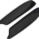 Front Door Panels Armrest Repacement for 2008 2009 2010 2011 2012 Honda Accord Sedan Auto Vinyl Lid Pad Cover Replacement (Black)