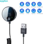 eppfun Bluetooth FM Transmitter for Car, AUX Adapter, Bluetooth Receiver for Car Music/Hands-Free Calls/Stereo Audio - Image 2