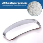 Center Console Dashboard Meter Panel Frame Trim Compatible with BMW 5 Series G30 G38 2018-2022,Car Dash Instrument Panel Speedometer Frame Molding Cover Trim Accessories (ABS Chrome) - Image 5