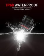 𝟫𝟢𝟢𝟧/𝟫𝟢𝟢𝟨 Bulbs Combo 6500K Cool White 34000LM 800% Brightness, 1:1 Size Plug and Play IP68 Waterproof Off Road Lights, Pack of 4 - Image 4