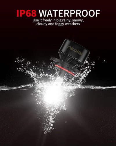 𝟫𝟢𝟢𝟧/𝟫𝟢𝟢𝟨 Bulbs Combo 6500K Cool White 34000LM 800% Brightness, 1:1 Size Plug and Play IP68 Waterproof Off Road Lights, Pack of 4 - Image 4