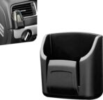 Car Key Fob Holder, Car Garage Keys Card Holder for Dashboard, Multifunctional Key Remote Organizer with Strong Double-sided Adhesive Tape, Universal Fit for Truck SUV (Black)