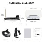 OBD2 Digital Speedometer for Car with Turn Indication, OBD2 & GPS Dual System, RPM, Water Temp, PSI, Volt, Mileage, 4 Alarm, Heads up Display HUD Projector MPH for Most 2008+ Sedan - Image 8