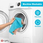 Orighty Microfiber Cleaning Cloth Pack of 24, Microfiber Towels for Cars, Highly Absorbent Car Cleaning Supplies, Lint Free Cloths Clean Rags for Car Care, House, Kitchen, 12x11 inch, Multicolor - Image 7