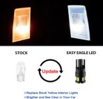 EASY EAGLE LED Interior Car Lights for Dodge-Charger-2011-2021: 16 Piece Kit White LED Light Bulbs - Super Bright 6000K + Install Tool - Image 2