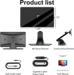 Carplay Screen for Car,7" HD IPS Wireless Portable Car Stereo for Apple Carplay &Android Auto,Car Audio Receivers Touch Screen Car Play with GPS Navigation,BT,Mirror Link,FM,Voice Control-Black - Image 7