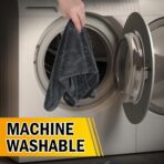 GLIMGLINT 3-Pack Microfiber Towels for Car (16"x16", 600GSM), Ultra Absorbent Cleaning Cloth, Non-Scratch & Streak-Free for Cars, Trucks, Motorcycles - Image 7