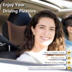 2Pcs Car Neck Pillow, Ultra Comfortable Neck Pillow for Driving, Soft Car Headrest Pillow Like Clouds, Make Your Driving More Comfortable, Suitable for Driving, Traveling - Image 3