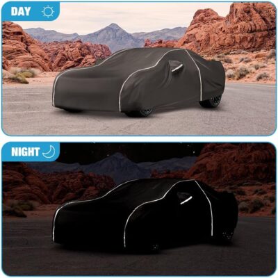 Waterproof Car Cover Compatible for Chevy Camaro 2010-2024 All Weather 6 Layers Full Car Cover with Storage Bag - Image 4