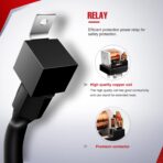 Nilight - 10009W - NI-WA05 LED Light Bar Wiring Harness Kit 12V On off Switch Power Relay Blade Fuse for Off Road LED Work Light Bar,2 years Warranty - Image 4