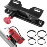 Quick Release Fire Extinguisher Mount Bracket for Jeep Wrangler TJ JK JL JKU Polaris RZR Ranger Cam-Am X3 Universal- Aluminum Adjustable Roll Bar Fire Extinguisher Bracket