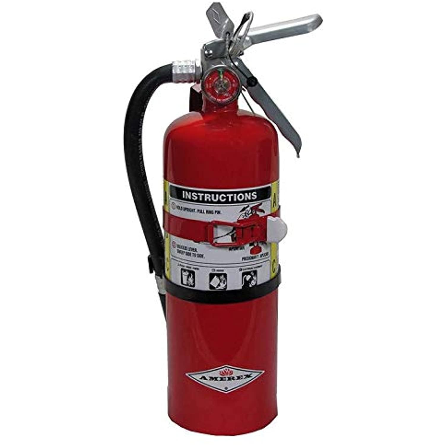 61KqkcbMchL._SL1500_.jpg Amerex B500T 5 lbs ABC Dry Chemical Fire Extinguisher with Wall Bracket - Image 1