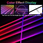 Acrylic Interior Car Ambient Lighting, Interior RGB LED Strip Kit with Music Sync Mode, 55 Inch Length Suitable for Pickup, Trucks, SUV and Large Vehicles (6 in 1) - Image 5
