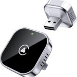 Teeran 2 in 1 Wireless CarPlay and Android Auto Adapter, Easy Setup Plug and Play, Fast Seamless Use Supports 1000+ Cars with Built-in Wired Car Play/Android Auto Compact Sleek Design Car Adapter