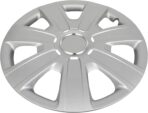 SCITOO 4pcs 15 Inch Silver Hubcaps, Simple Install, Replacement Wheel Covers for Cars, Trucks, SUVs, Beautiful & Durable R15 for Most Cars - Image 8