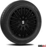 Sparco Wheel Covers Bergamo - 16-inch - Black - Set of 4 Pieces - Image 5