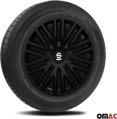 Sparco Wheel Covers Bergamo - 16-inch - Black - Set of 4 Pieces - Image 5